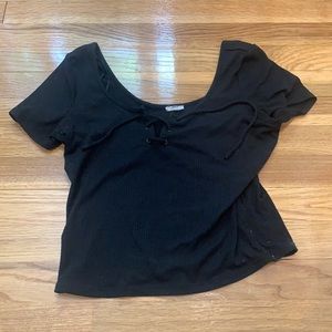 Black garage shirt